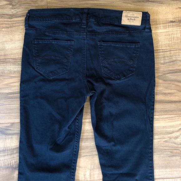 Abercrombie Soft Navy Jeans 25 - Picture 6 of 12